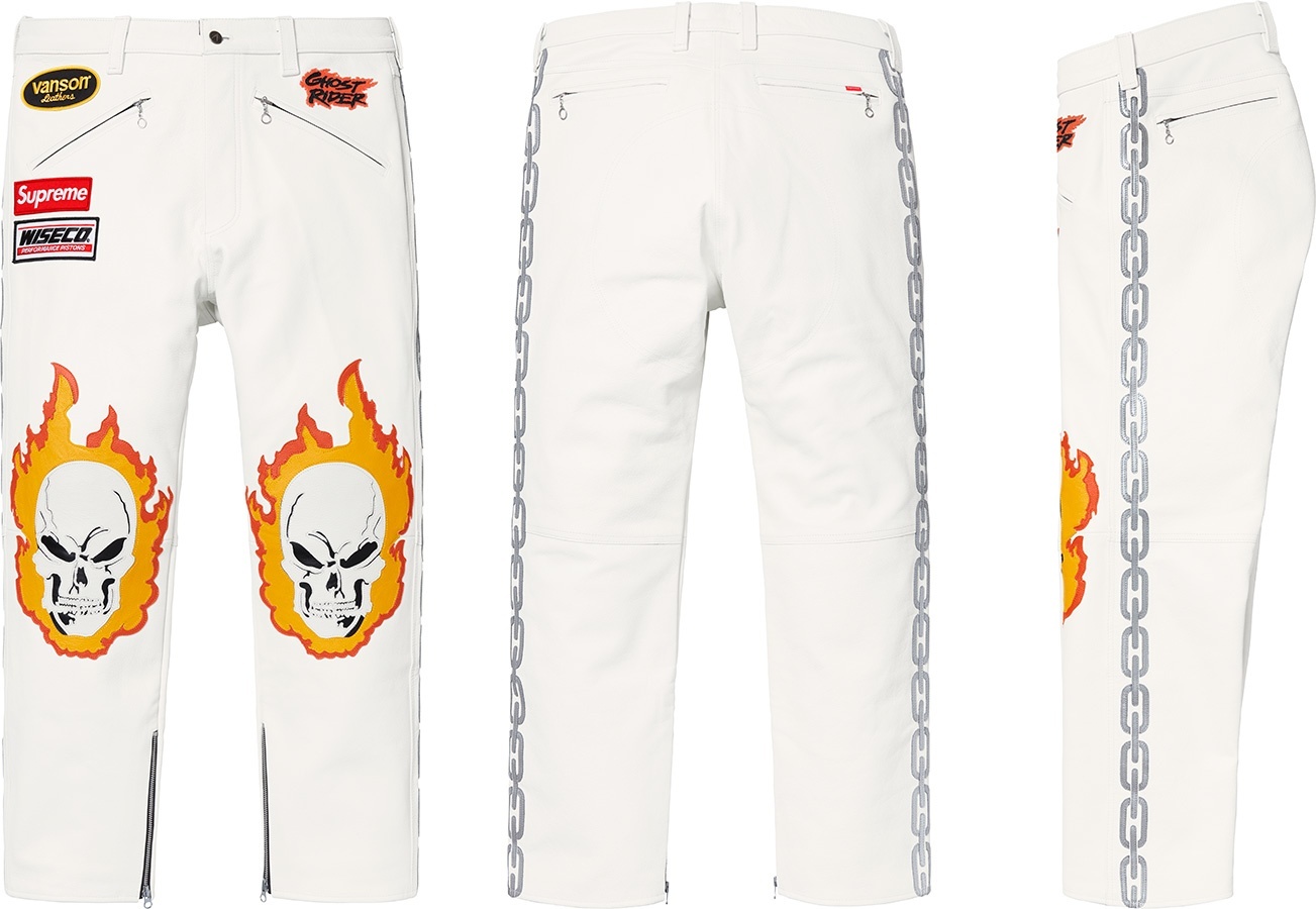 Supreme®/Vanson Leathers® Ghost Rider© Pant view 3